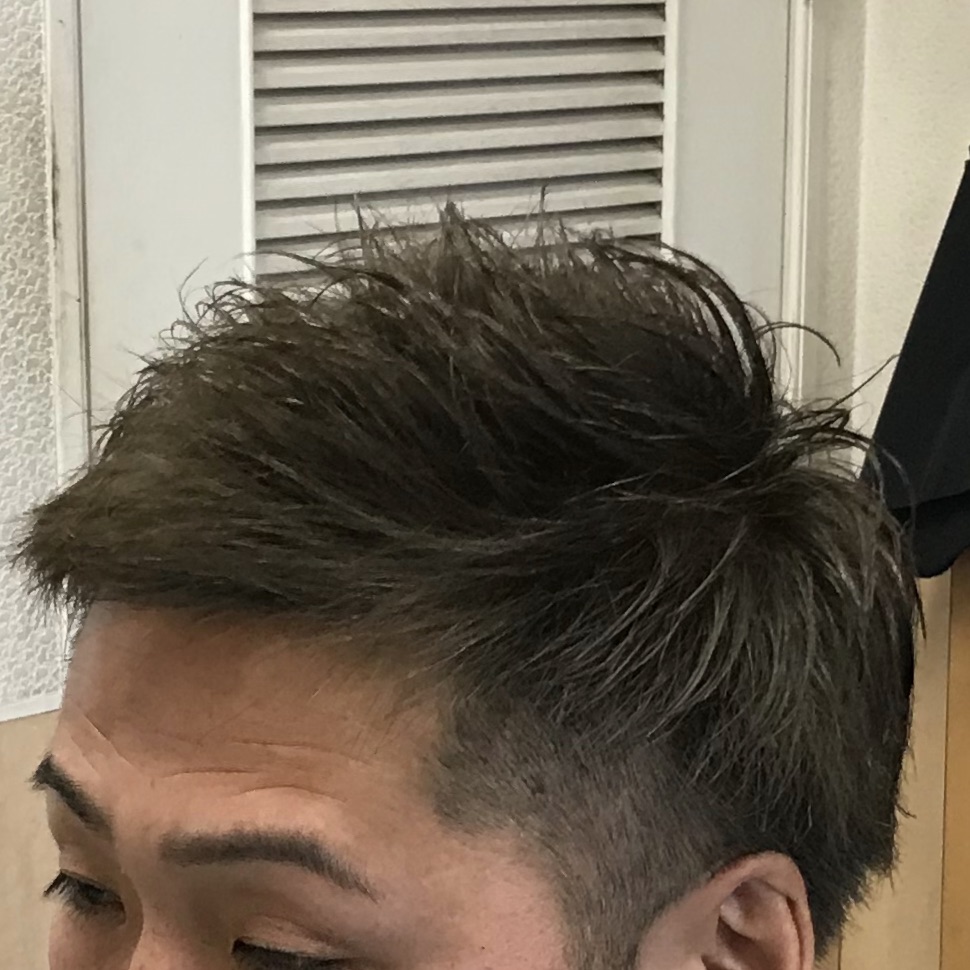 ツーブロックショート